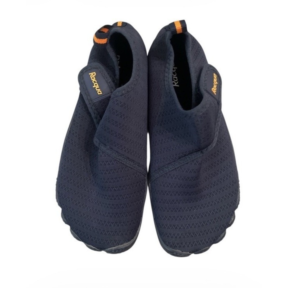 Racqua Women's Water Shoes Quick Dry Barefoot Lightweight W7 US, Blue / Orange